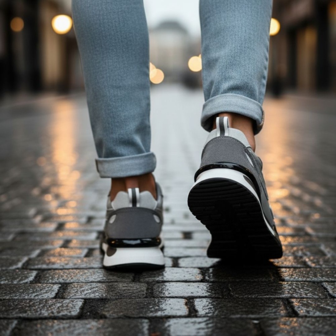 1091 Füme Hakiki Deri Erkek Sneakers