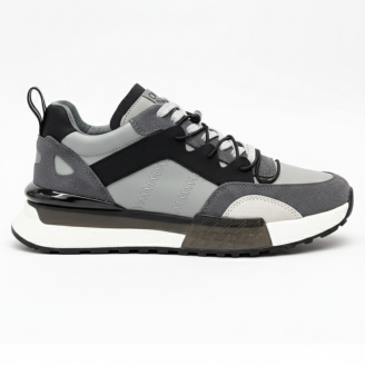 1093 Füme Hakiki Deri Erkek Sneakers