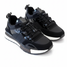 1093 Siyah Hakiki Deri Erkek Sneakers