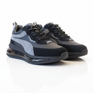 1102 Siyah Füme Hakiki Deri Erkek Sneakers