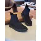 1052 Siyah Nubuk Hakiki Deri Bot