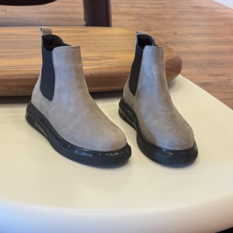 1052 Füme Nubuk Hakiki Deri Bot