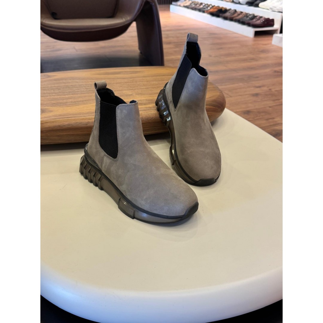 9900 Füme Nubuk Hakiki Deri Erkek Bot