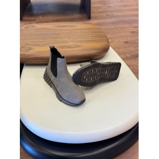 9900 Füme Nubuk Hakiki Deri Erkek Bot