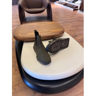 9900 Haki Nubuk Hakiki Deri Erkek Bot