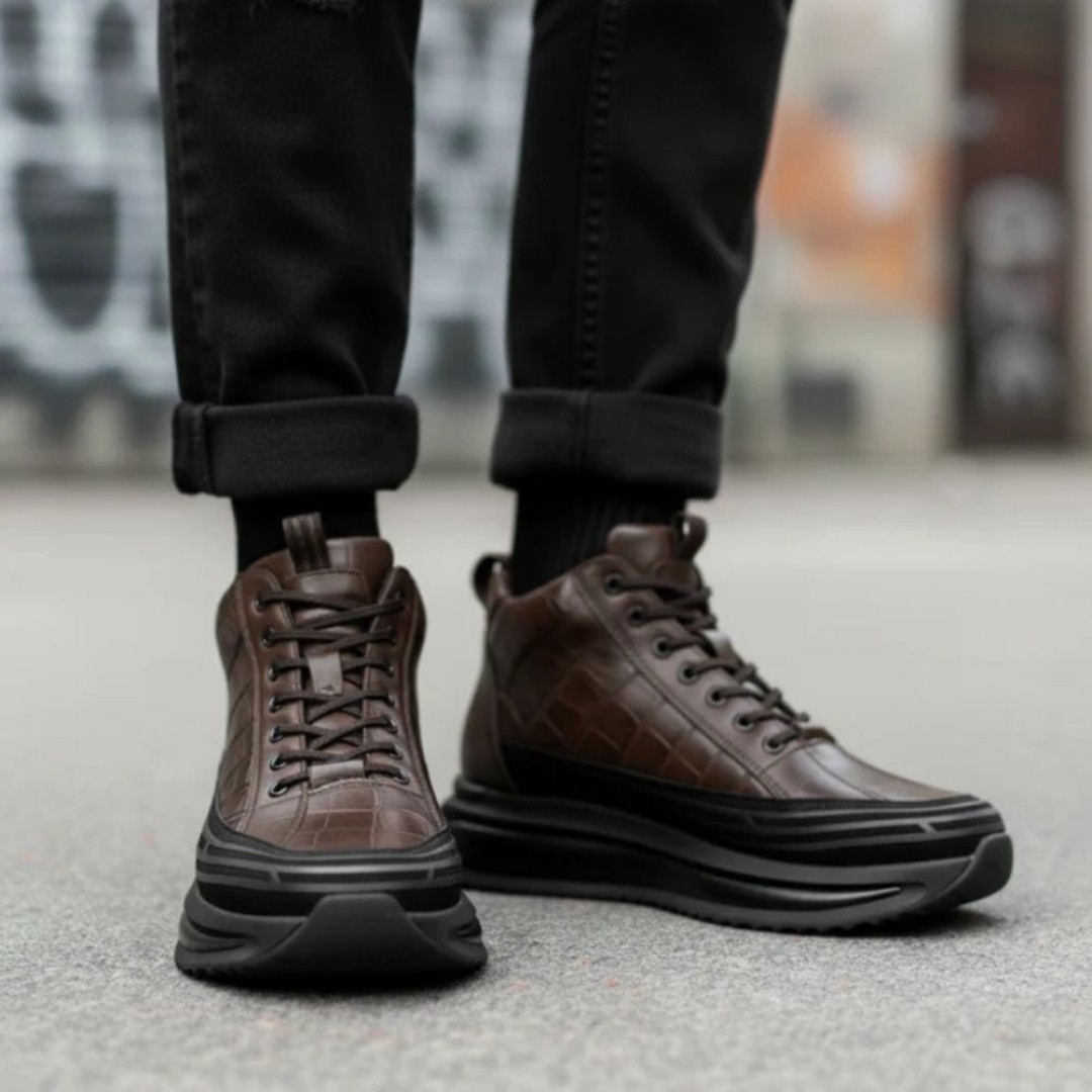 301322 Timsah Cilt Hakiki Deri Bot