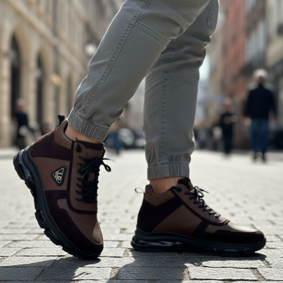 2027 Kahverengi Nubuk Hakiki Deri Bot