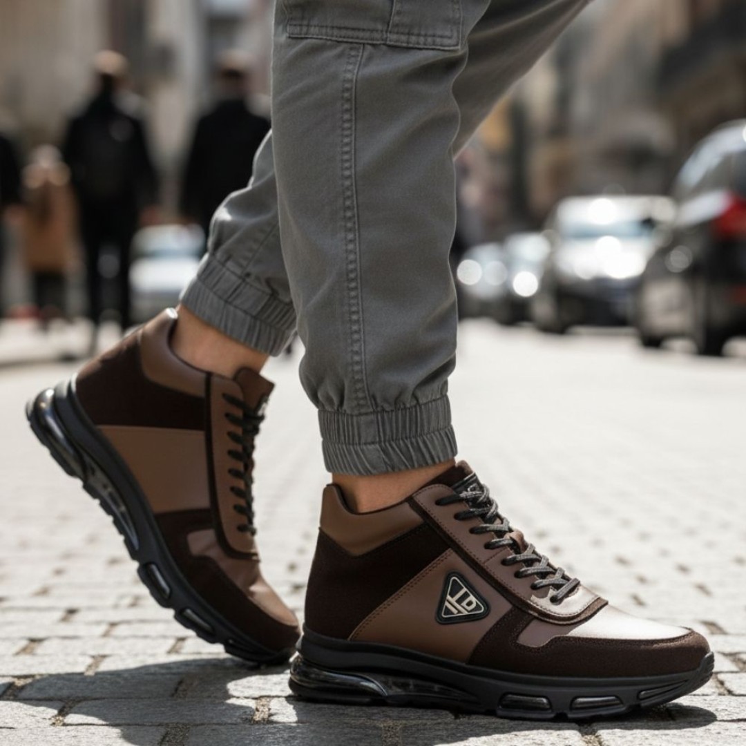 2027 Kahverengi Nubuk Hakiki Deri Bot