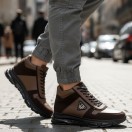 2027 Kahverengi Nubuk Hakiki Deri Bot