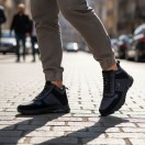 2027 Lacivert Nubuk Hakiki Deri Bot