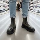 Streçli Haki Hakiki Deri Bot