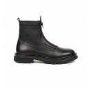 Streçli Siyah Hakiki Deri Bot