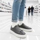 1090 Füme Cilt Hakiki Deri Erkek Sneakers