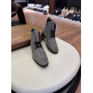 5606 Gri Nubuk Hakiki Deri Bot