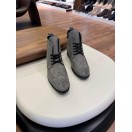 5606 Gri Nubuk Hakiki Deri Bot