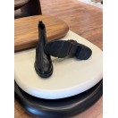 5608 Siyah Cilt Hakiki Deri Bot