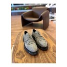 1105 Füme Hakiki Deri Erkek Sneakers