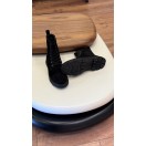 9301 Siyah Süet  Hakiki Deri Bot