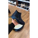 1052 Kısa Lacivert Cilt Hakiki Deri Bot