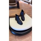 1052 Kısa Lacivert Cilt Hakiki Deri Bot