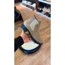 1052 Kısa Bej Nubuk Hakiki Deri Bot