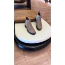 1052 Kısa Bej Nubuk Hakiki Deri Bot