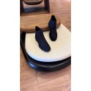 1052 Kısa Lacivert Nubuk Hakiki Deri Bot