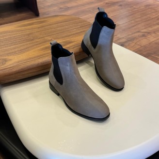 9106 Füme Nubuk Hakiki Deri Bot