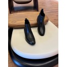 9106 Siyah Cilt Hakiki Deri Bot