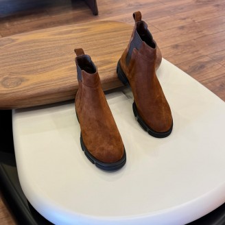 9107 Kahve Nubuk Hakiki Deri Bot