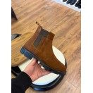 9107 Kahve Nubuk Hakiki Deri Bot