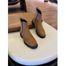 9107 Bej Nubuk Hakiki Deri Bot