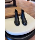 9107 Siyah Cilt Hakiki Deri Bot