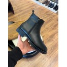 9107 Siyah Cilt Hakiki Deri Bot