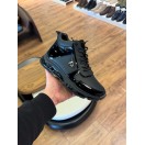 2027 Siyah Cilt Hakiki Deri Erkek Bot