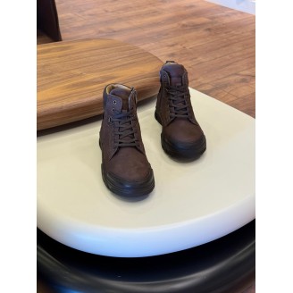 9208 Kahverengi Nubuk Hakiki Deri Bot