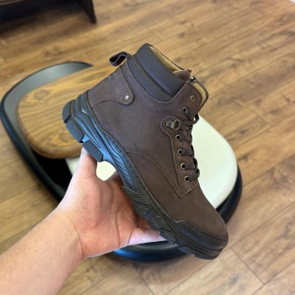 9208 Kahverengi Nubuk Hakiki Deri Bot