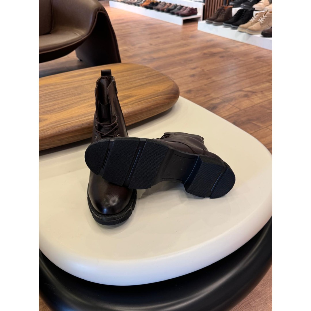 5610 Kahverengi Cilt Hakiki Deri Bot