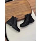 5612 Siyah Cilt Hakiki Deri Bot