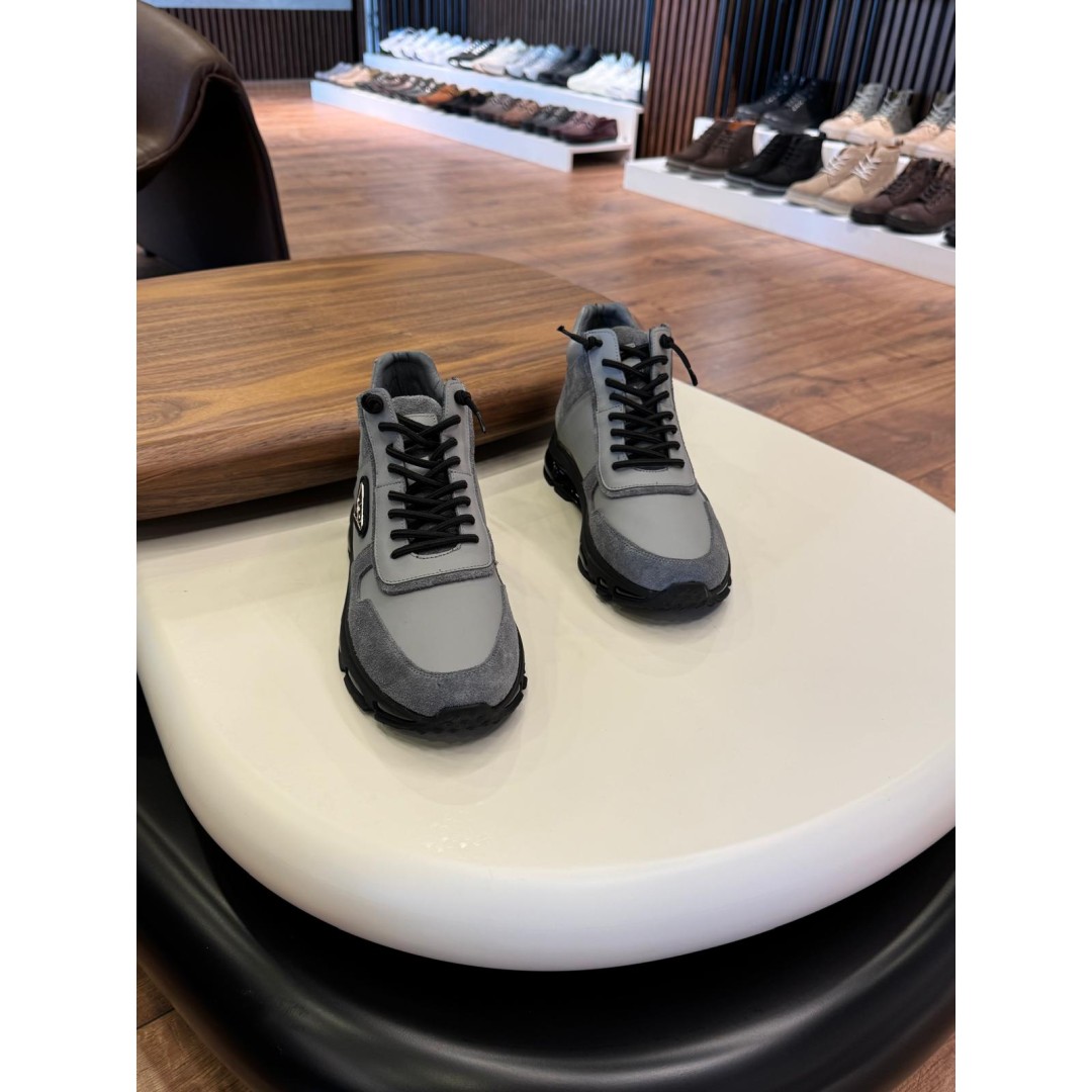 2027 Füme Nubuk Hakiki Deri Bot