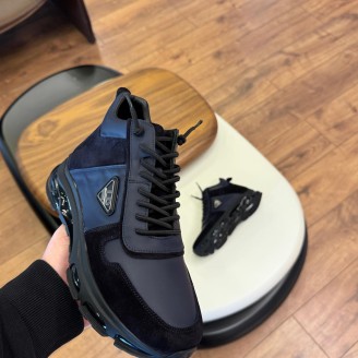 2027 Lacivert Nubuk Hakiki Deri Bot