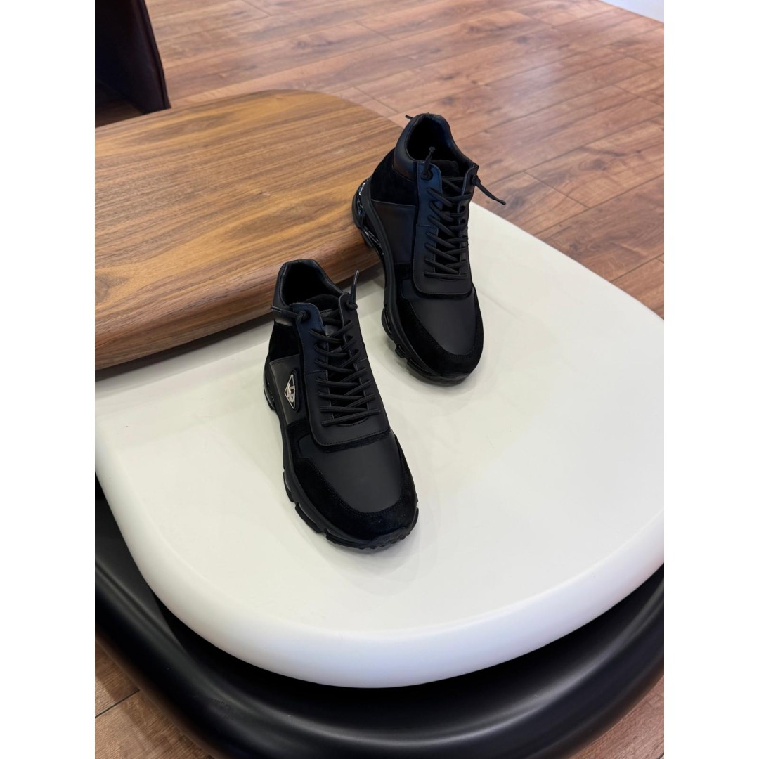 2027 Siyah Nubuk Hakiki Deri Bot