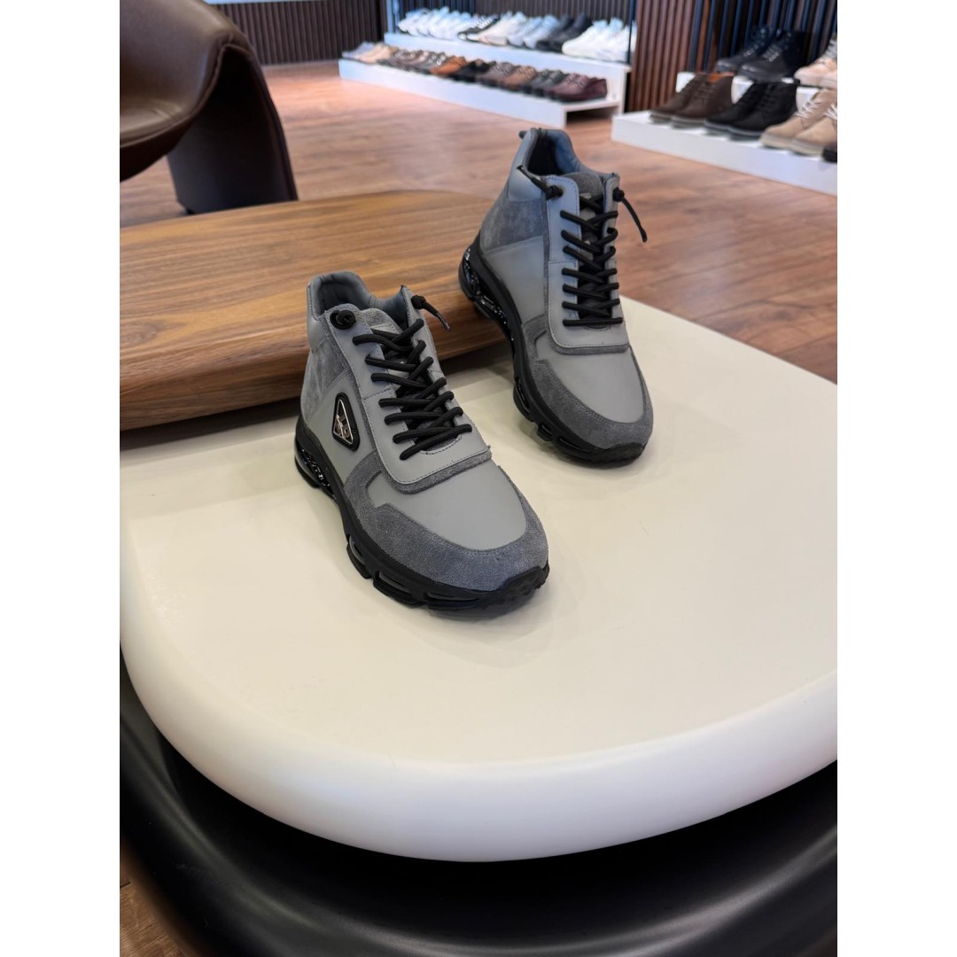 2027 Füme Nubuk Hakiki Deri Bot