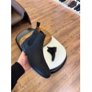 5614 Siyah Nubuk Hakiki Deri Bot