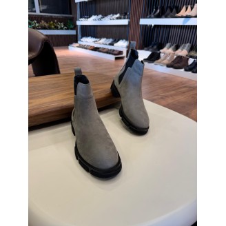 5616 Füme Nubuk Hakiki Deri Bot