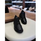 5617 Siyah Cilt Hakiki Deri Bot