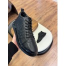 5617 Siyah Cilt Hakiki Deri Bot