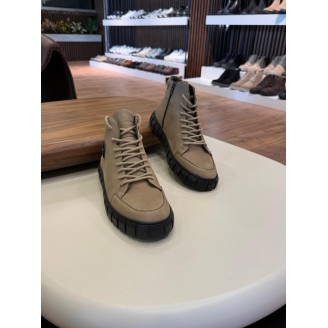 5618 Bej Nubuk Hakiki Deri Bot