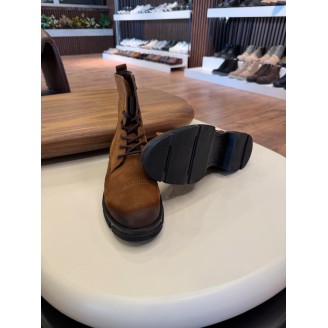 5619 Kahve Nubuk Hakiki Deri Bot